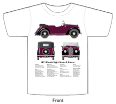 Morris 8 Series E Tourer 1939-48 T-shirt Front